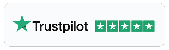 Trustpilot logga med fem stjärnor